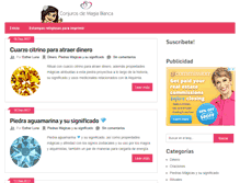 Tablet Screenshot of conjurosmagiablanca.com